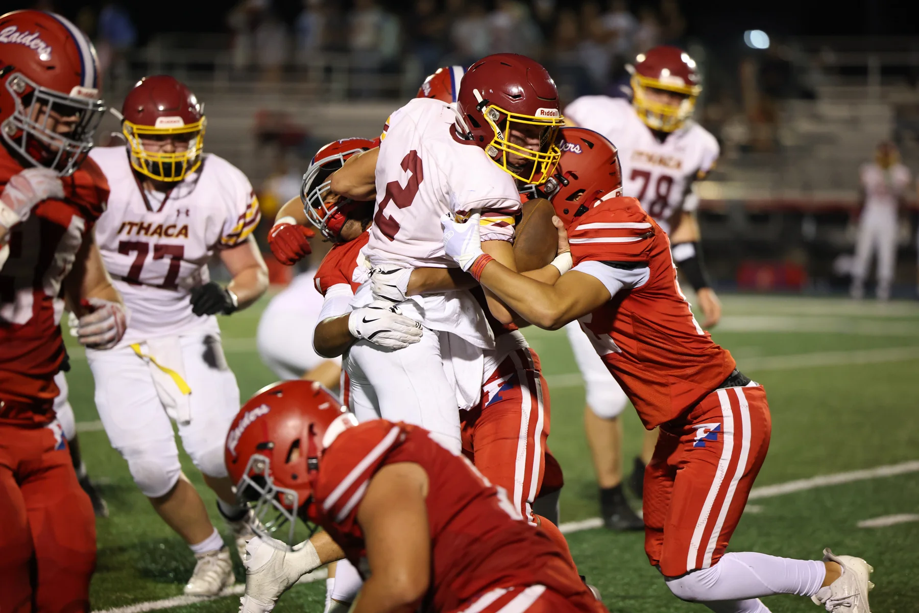 Gang tackle against Ithaca